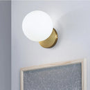 Axyaa Nordic Glass Ball Study Porch Wall Lamp - Simple Creative Bedside Decoration