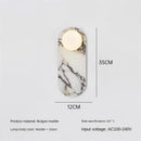 Axyaa Marble Wall Lamp: Nordic Modern Creative Hallway Bedroom Lighting