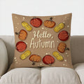 Autumn Pumpkins Decorative Throw Pillow Cover by Axyaa - for Sofa, Bedroom, Car