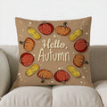 Axyaa Autumn Pumpkins Decorative Throw Pillow Cover