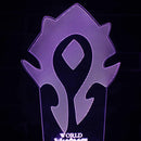 Axyaa WOW World of Warcraft Alliance Tribal Signs 3D Illusion LED Table Lamp
