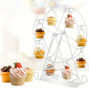 Axyaa Rotating Ferris Wheel Cupcake Stand for Wedding Party Dessert Display