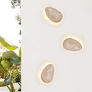 Axyaa Yellow Stone LED Wall Lamp for Cobblestone Villa Courtyard Decor
