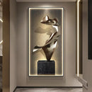 Axyaa Abstract LED Wall Light for Living Room Decor and Art Mural Lighting