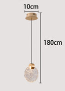 Axyaa Crystal Chandeliers: Modern LED Ceiling Hanging Lights for Living Room