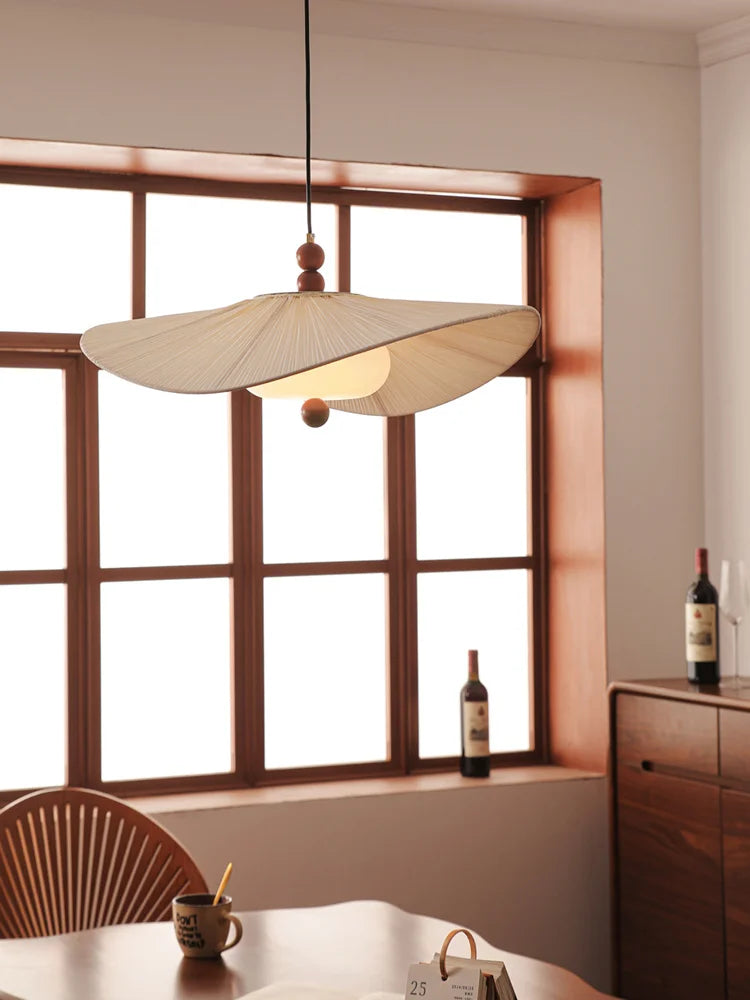 Axyaa Retro Fabric Chandeliers for Home Decor Mood Lighting