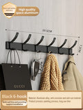 Axyaa Space Aluminum Wall Hook Hanger for Bathroom and Closet
