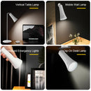 Axyaa Magnetic LED Desk Lamp USB Rechargeable Dimmable Night Light