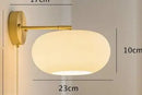 Axyaa Ceramic Wall Lamp with Knob Switch - Home Lighting