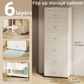 Axyaa Multi-Tier Storage Cabinet, Heavy-Duty Organizer with Rollers, Single/Double Door Design