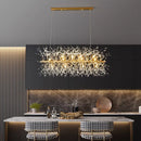 Axyaa Dandelion Crystal Light: Luxury Starry Sky Lighting for Living Room, Restaurant, Bedroom