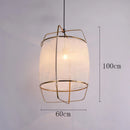 Axyaa Bohemian Gauze Ceiling Pendant Light for Art Deco Ambiance