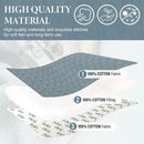 King Size Cotton Quilt Bedding Set, Botanical Pattern, Lightweight Quilted Bedspread - Axyaa