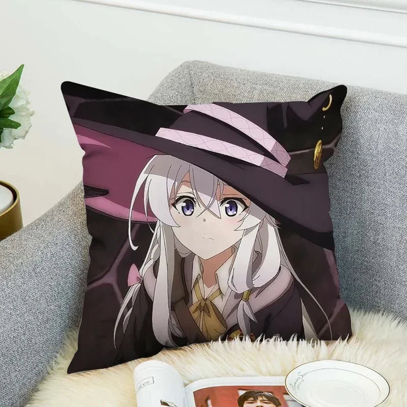 Axyaa Wandering Witch 40x40 Fall Pillow Cover - Home Decor & Cushion Cover