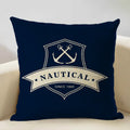 Axyaa Marine Cotton Fish Cushion Cover 45x45CM Square Home Decor Pillow Case