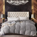 Axyaa White Goose Down Comforter - Fluffy & Luxurious Quilted Duvet Insert