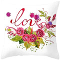 Axyaa Valentine's Day Parchment Pillow Set for Home Sofa, Square Pillowcase