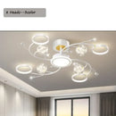 Axyaa Starry Sky Chandelier LED Ceiling Lamp for Modern Nordic Living Room