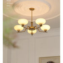 Axyaa Retro Glass Chandelier Warm Light American Style Hall Light