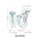 Axyaa Underwater Fish Decal for Kids Room Decor