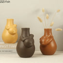 Axyaa Ceramic Floral Vase for Elegant Room Decor and Flower Arrangement