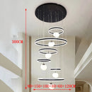 Axyaa Modern Stair Chandelier LED Pendant Ceiling Light for Living Room