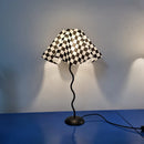 Axya Vintage Wiggle Lamp with Petal Shade and Metal Base, E14/E27 Bulb Options