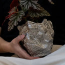 Axyaa Ceramic Rock Vase | Gold-plated Simulation Stone Design