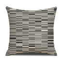 Axyaa Geometric Cotton Linen Cushion Cover - Decorative Sofa Throw Pillow Cover