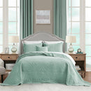 Axyaa King Size Reversible Bedspread Set - Lightweight with Real Stitching