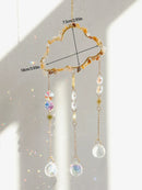 Axyaa Crystal Suncatcher Wind Chime Rainbow Maker Car Home Decor