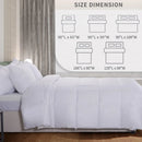 Axyaa Bamboo Super King Comforter, Cooling Lightweight Duvet Insert