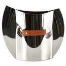 Axyaa Silver Stainless Steel Flower Vase Handicrafts for Home Decoration