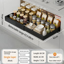 Axyaa Pull Out Cabinet Organizer Metal Stick Slide Kitchen Adjustable Shelves