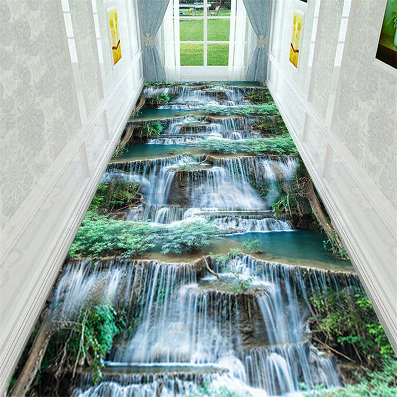 Axyaa Large Area Rug for Home, Bedroom, Living Room, Kitchen - Anti-Slip Indoor Mat