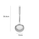 Axyaa Stainless Steel Cooking Spatula, Non-Stick Frying Spoon, Kitchen Colander & Leaky Shovel