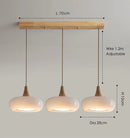 Axyaa Retro Modern Orange Chandelier for Dining, Study, and Bar