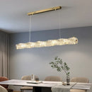 Axyaa Modern Crystal Chandelier LED Kitchen Dining Room Lighting Luxury Pendant Bar Fixture
