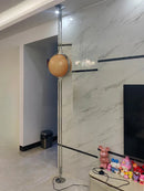 Axyaa Nordic Medieval Art Floor Lamp Acrylic Globe Light Fixture
