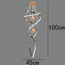 Axyaa Crystal Chandelier Stair Pendant Lamp Living Room Interior Lighting