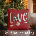 Axyaa Christmas Decorative Pillow Covers - Sofa Bedroom Car Cushion Cover