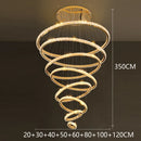 Axyaa LED Pendant Chandeliers for Staircase | Modern Home Decor Hanging Light