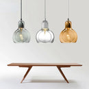 Axyaa Nordic Glass Pendant Lights - Modern Ceiling Lamp for Kitchen Bedroom Island
