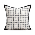 Axyaa Nordic Luxury Jacquard Pillowcase 45X45 Plush Throw Cover Home Decor