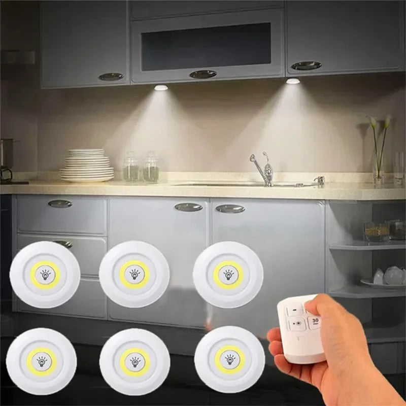 Axyaa Dimmable LED Cabinet Light with Remote Control for Wardrobe and Bathroom