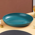 Axyaa Cream Wheats Straw Plates Set: Unbreakable, Deep Dinner Plate, Lightweight Tray