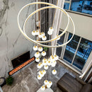 Axyaa Elegant Staircase Chandelier for Home Decoration with Indoor Ceiling Lighting