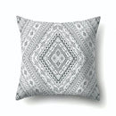 Axyaa Nordic Floral Print Cushion Cover - 45x45CM