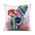 Axyaa Cartoon Animals Portrait Cushion Cover 45x45cm