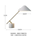 Axyaa Marble Base Table Lamp LED E27 Black/White Minimalist Desk Light